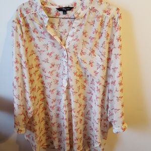 Long sleeve tunic blouse